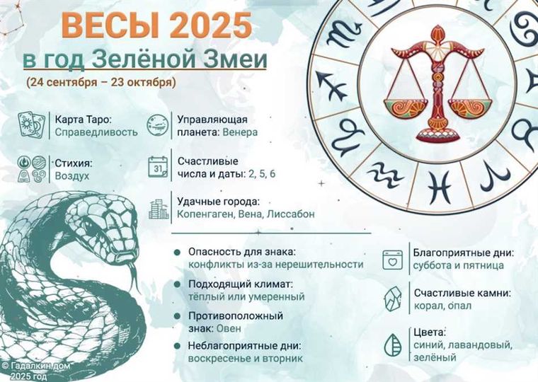 Финансовый гороскоп для Весов на 2025 год